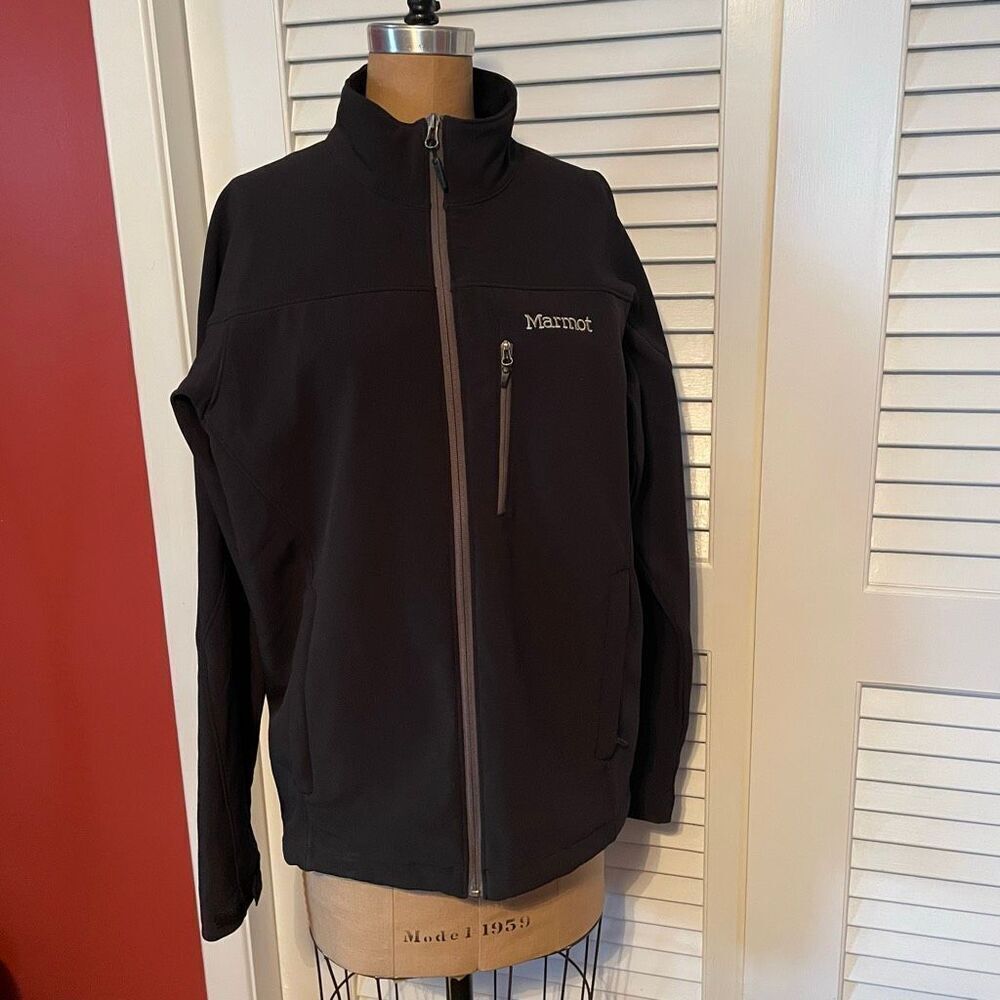 MARMOT | mens black soft shell jacket M